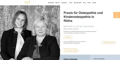Website Praxis Dietrich in Rötha – Praxen & Gesundheit, Referenz von Website erstellen lassen – Mehr Kunden & Umsatz | MP-Webdesign