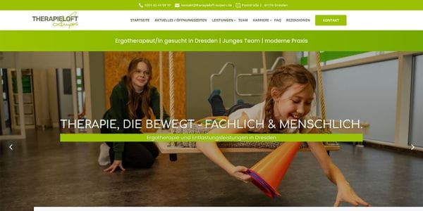 Website Therapieloft Kuipers – Praxen & Gesundheit, Referenz von Website erstellen lassen – Mehr Kunden & Umsatz | MP-Webdesign